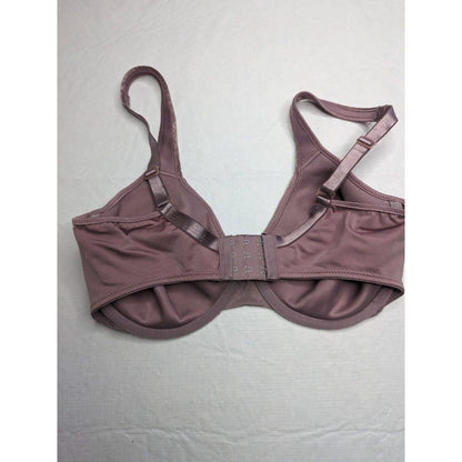 Playtex Secrets Womens Sz 36D Unlined Demi Bra Style 4505 Mauve