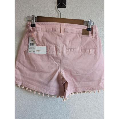 Jag Jeans Juniors Sz 0 Relaxed Fit Cadet Shorts Peony Pink NEW