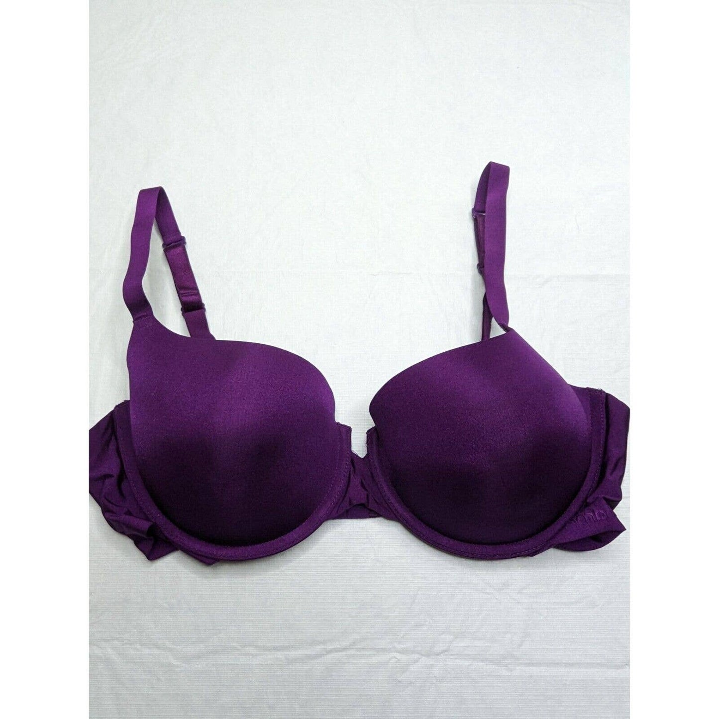 Vintage 1990s Ambrielle Womens Sz 36D Royal Purple Padded Push Up Bra