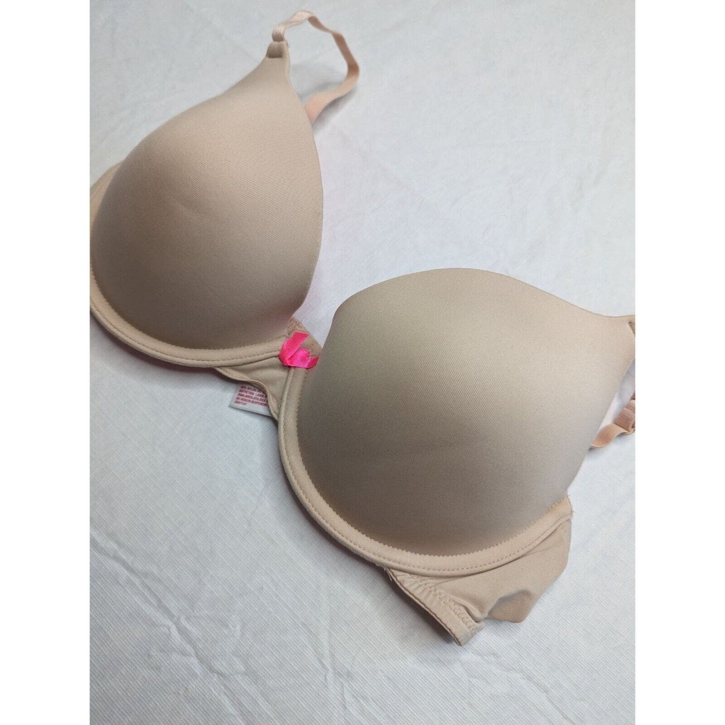 Xhilaration Womens Sz 38C Light Beige T Shirt Push Up Bra