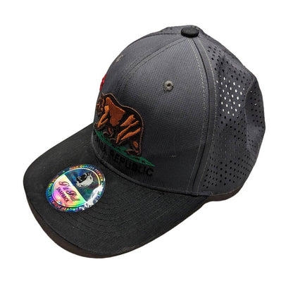 Pit Bull California Republic Part Mesh Snapback Trucker Hat Cap
