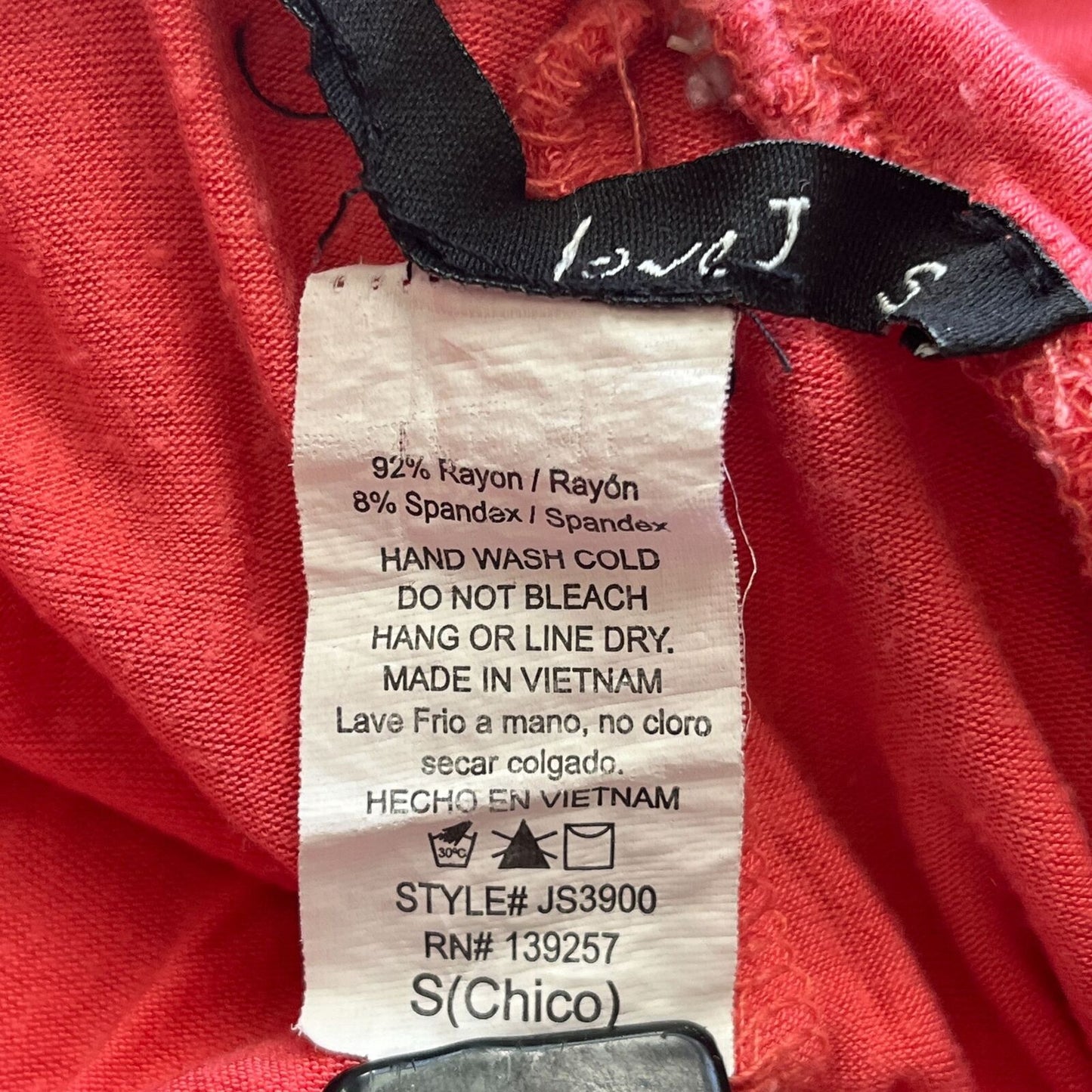 Love J Womens Sz S Orange Maxi Skirt Slinky