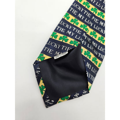 Steven Harris Mens Tie Necktie St Patricks Day Shamrock Lucky Tie