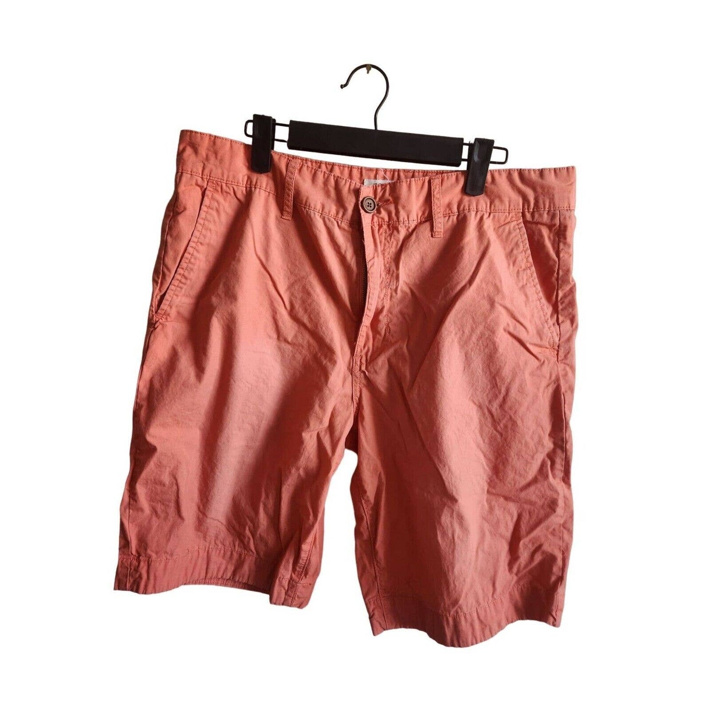 Brigade Mens Sz 34 Pastel Orange Classic Flat Front Shorts