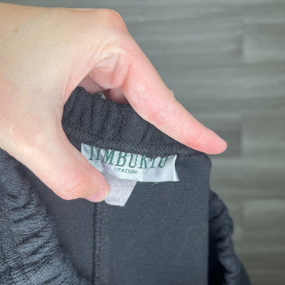 Timbukto Vintage Womens Modest Maxi Skirt Black Sz Small