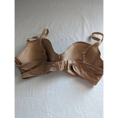 DKNY Womens Sz 38C Solid Beige Demi Bra Lightly Padded