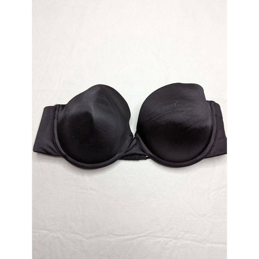 Maidenform Womens Sz 36C Strapless Bra Solid Black Style 09455