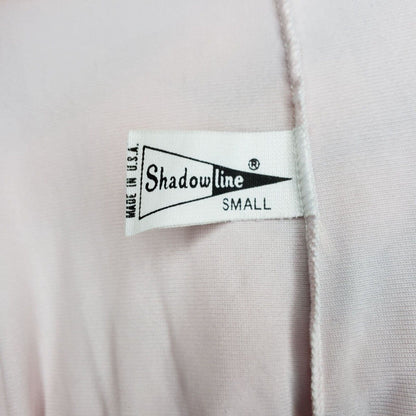 Vintage 1960s Shadowline Womens Sz S Nylon Nightgown Light Pink