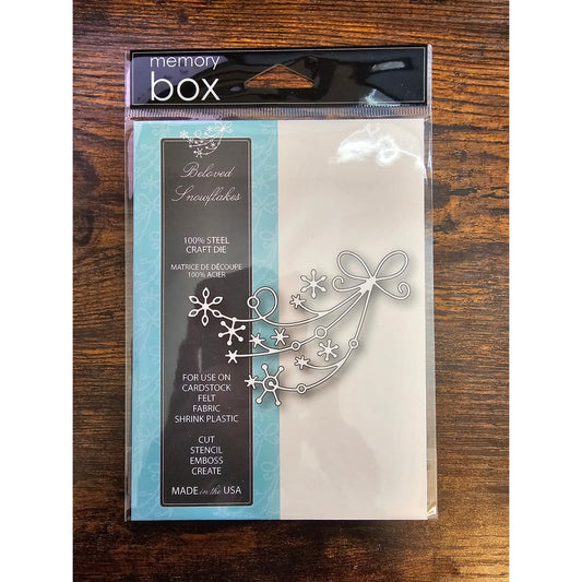 Memory Box Beloved Snowflake Steel Die Winter Style 99044