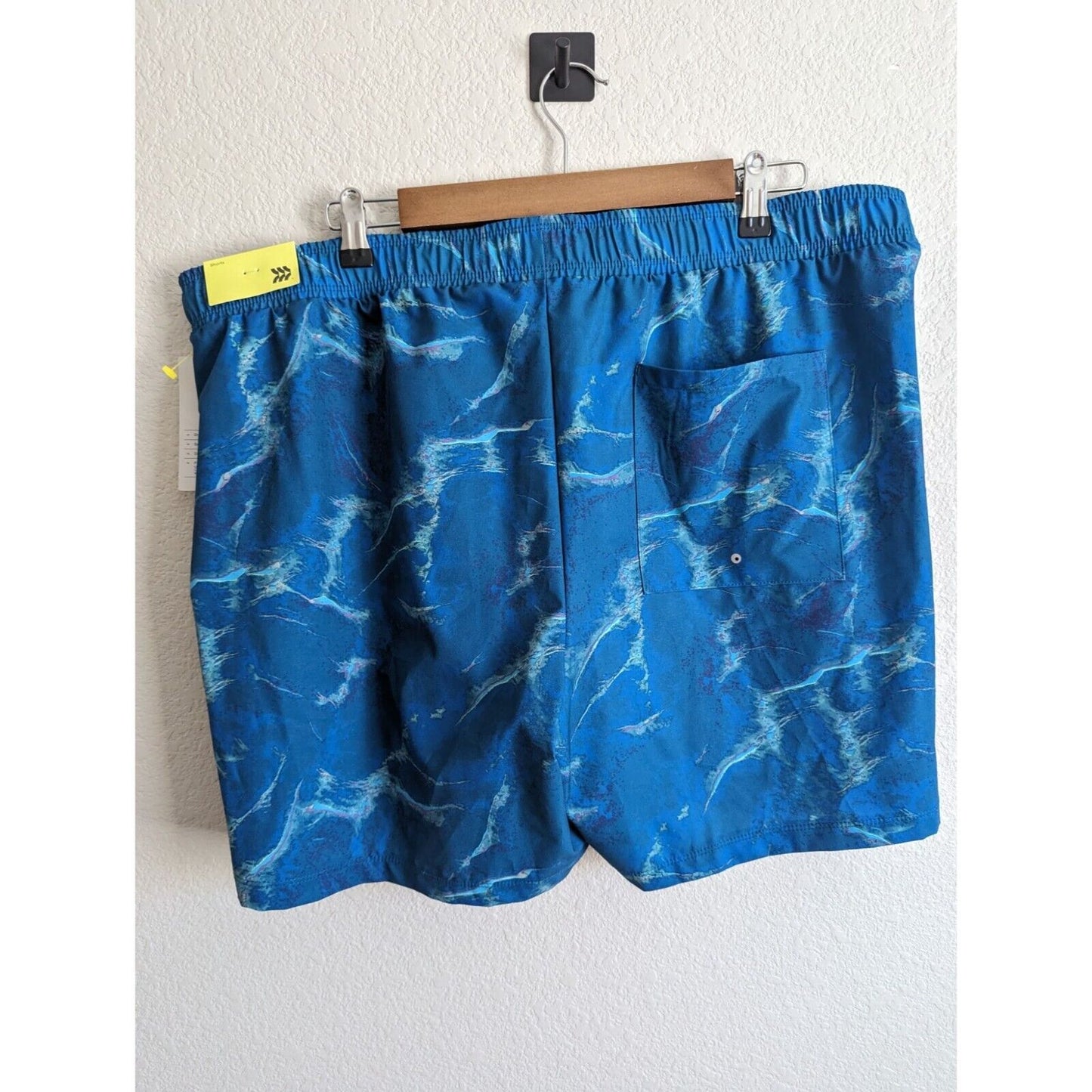 All In Motion Mens Sz XL UPF Hybrid Shorts Blue NEW