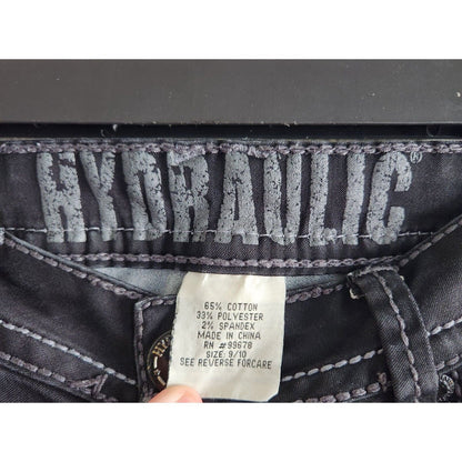 Hydraulic Womens Sz 10 Skinny Jeans Black Stretchy