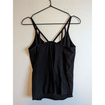 Calia by Carrie Underwood Womens Sz S Strappy Spaghetti Strap Tank Top Black