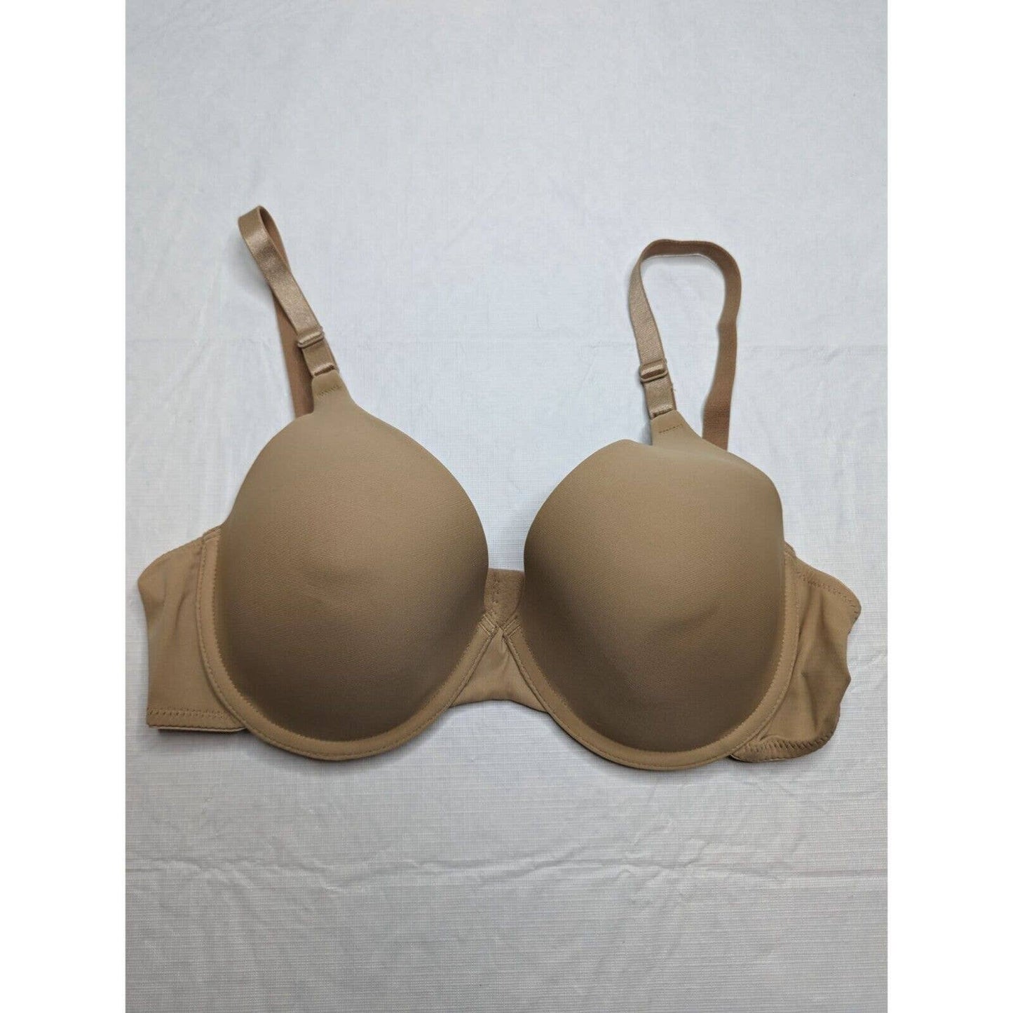 Maidenform Womens Sz 36D Classic T Shirt Bra Beige Tan