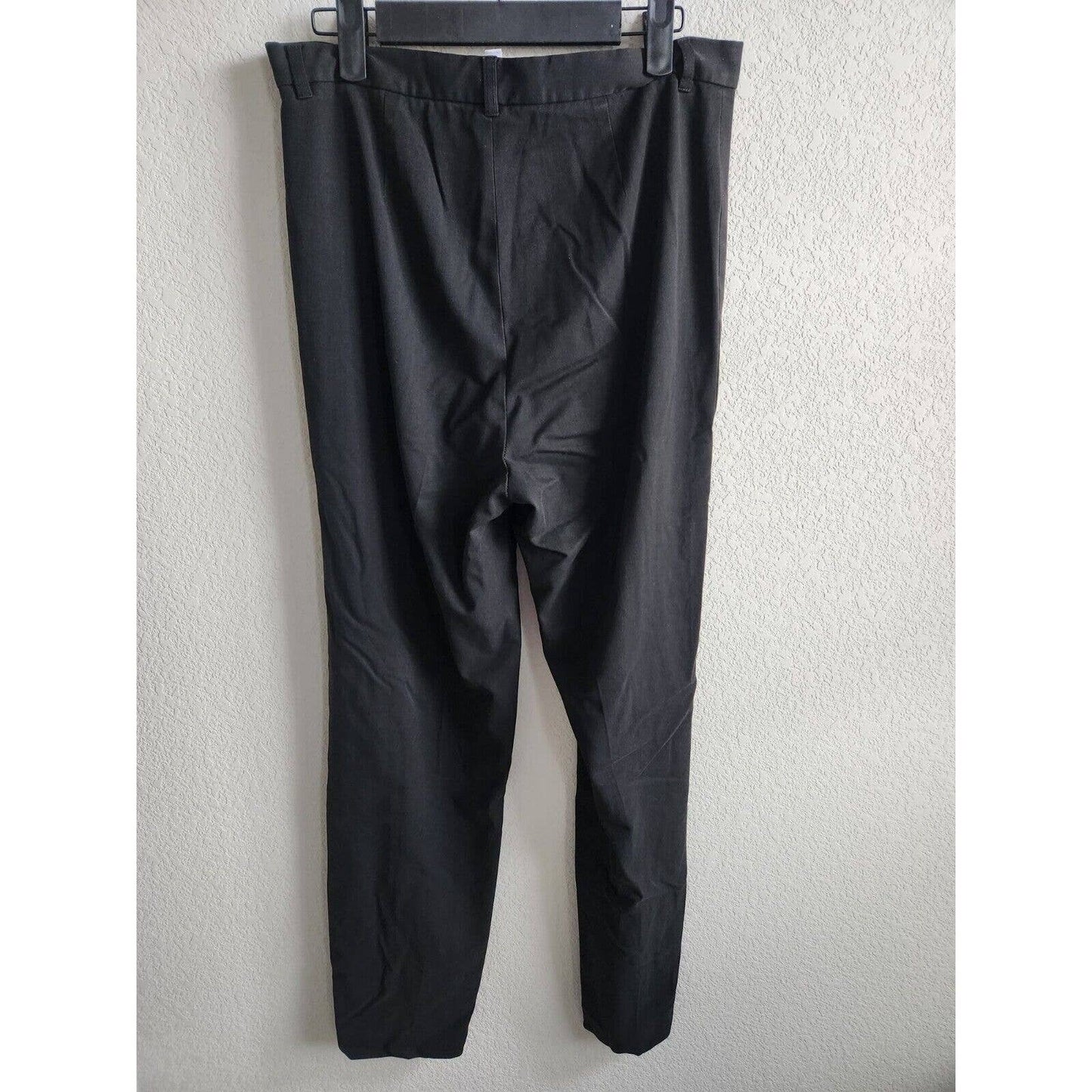 Vintage Jones Wear Sport Mujeres Sz 10 Clásico Negro Pantalones de Vestir