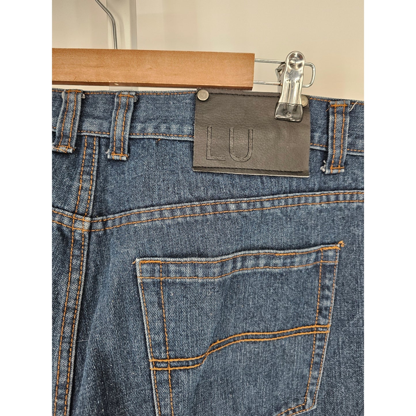 LINEA UOMO RELAXED STRAIGHT FIT Jean Pants For Men 38x36