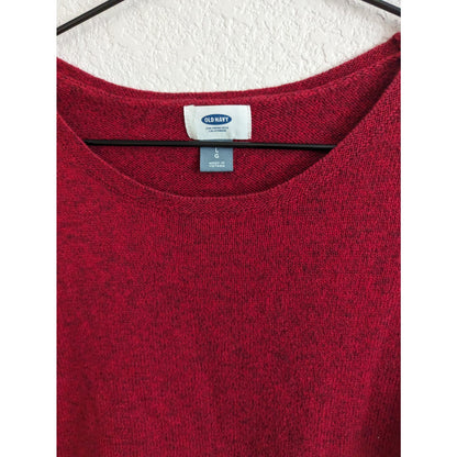 Old Navy Womens Sz L Lightweight Crewneck Sweater Red