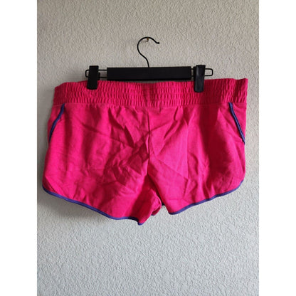 Y2K No Boundaries Juniors Sz L Bright Pink Mini Athletic Shorts Barbie Core