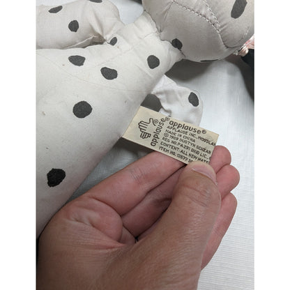 Vintage 1989 Applause Plush Stuffed Dog Spotted Dalmatian by Dustyn Schear