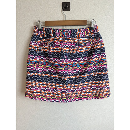 Slazenger Golf Womens Sz 2 Skirt Skort Athletic Colorful Polka Dot