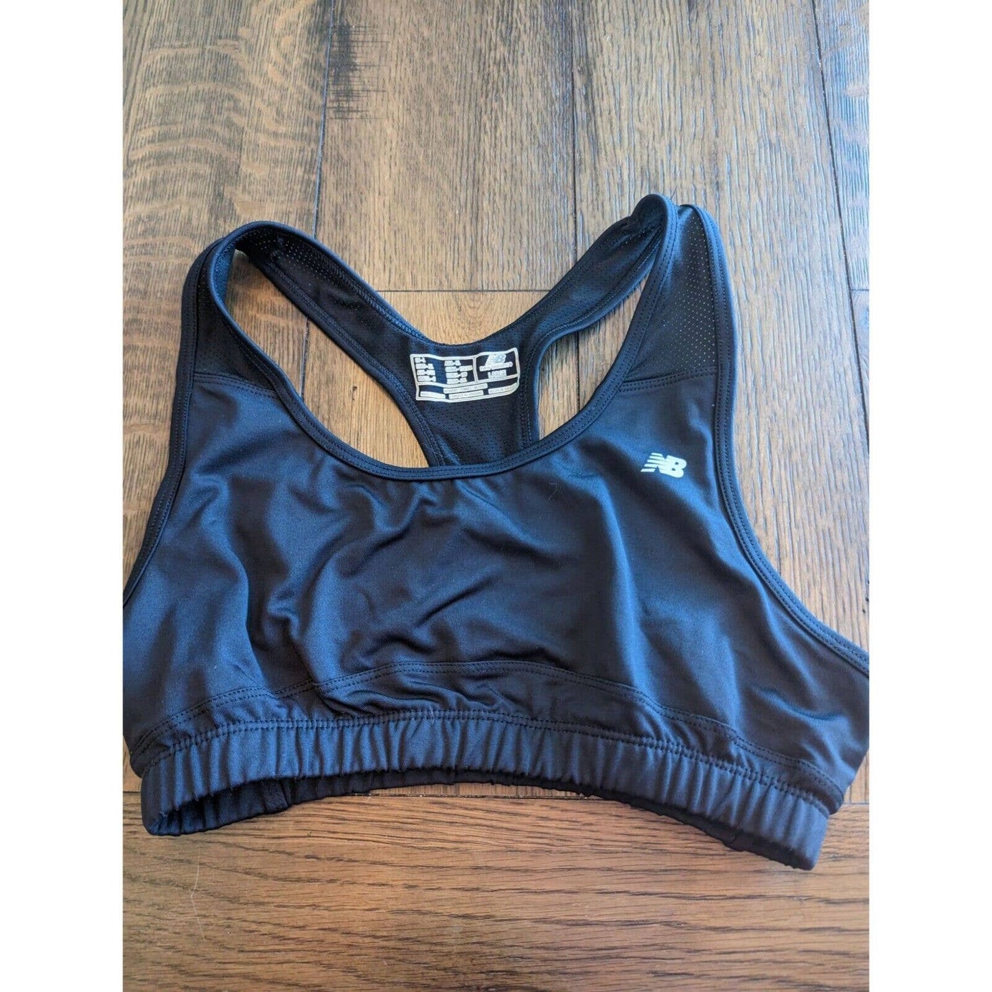 New Balance Womens Sz L Sports Bra Lightning Dry Black