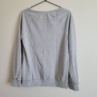 Champion Womens Sz M Pullover Sweatshirt Solid Gray NEW