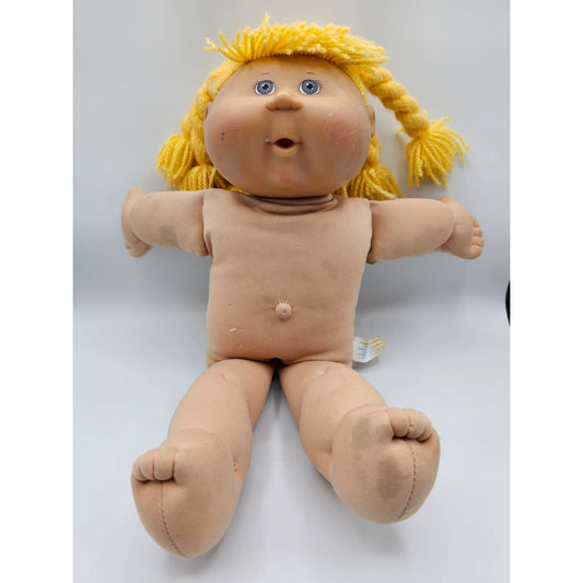 Muñeca Cabbage Patch Girl Juega con Chica Rubia Ojos Azules PA-10