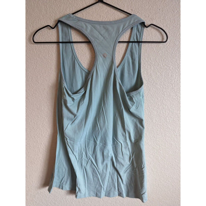 90 Degree by Reflex Womens Sz M Fitted Racerback Tank Top Light Blue