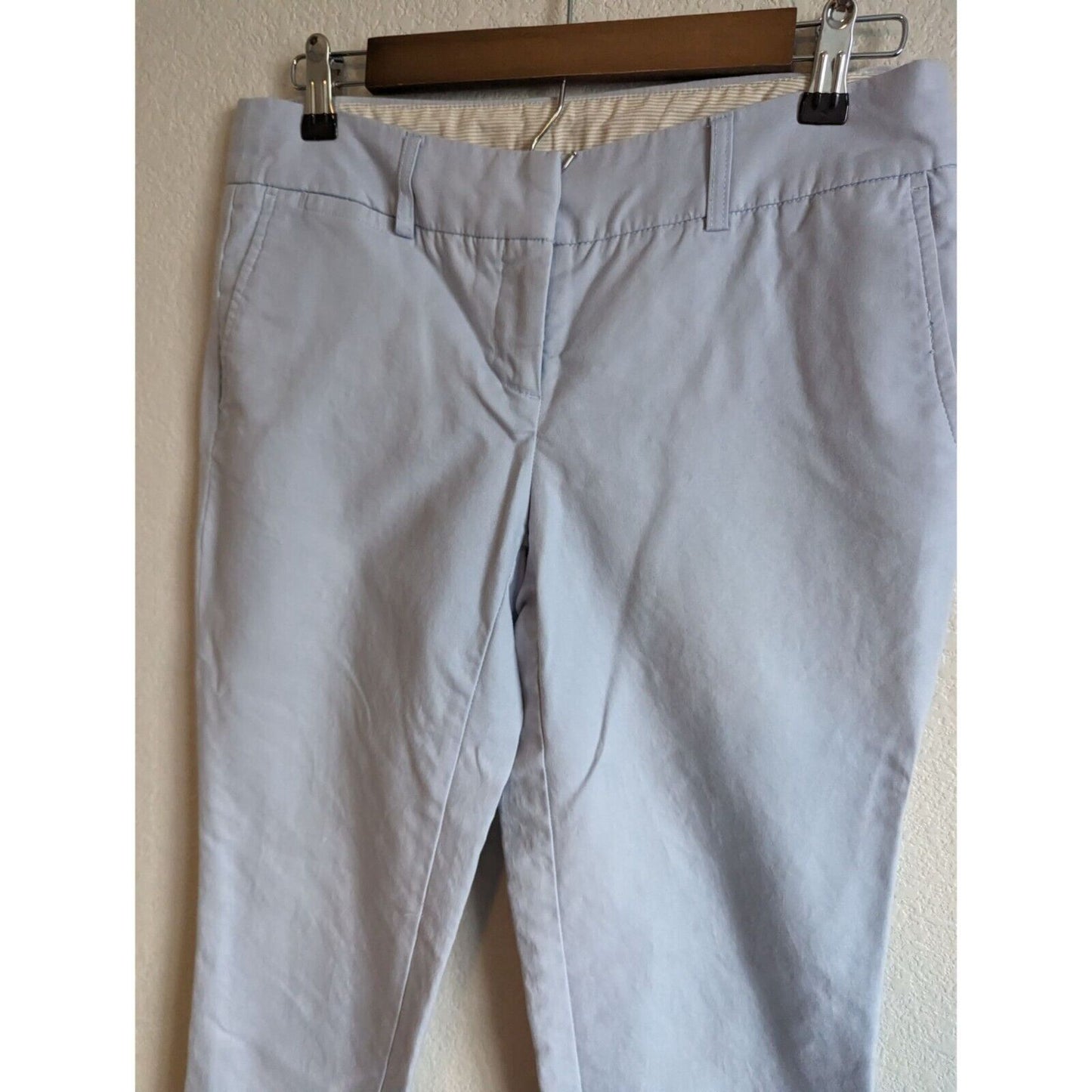 Willi Smith Womens Sz 4 Ankle Pants Light Pastel Blue