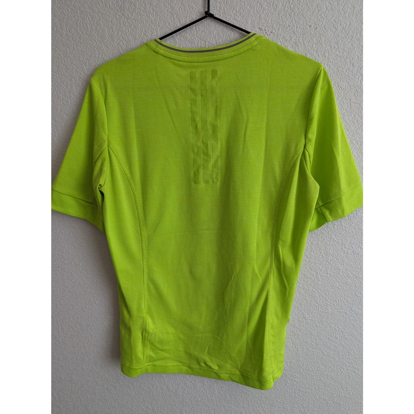 Adidas Running Womens Sz M Bright Green Athletic T Shirt