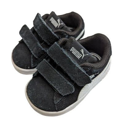 Puma Suede Black Toddler Tennis Shoes Size 4C