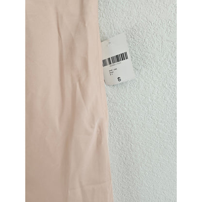Forever 21 Womens Sz S Maxi Length Light Blush Pink Satin Skirt NEW