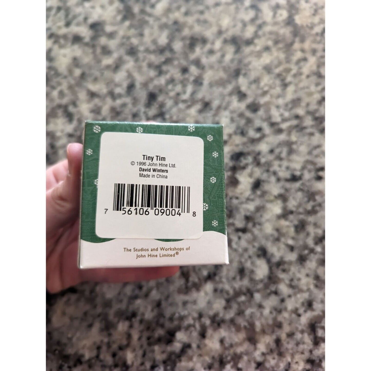 David Winter 1996 Tiny Tim (Standing) John Hine Hand Painted Winter Scene NIB