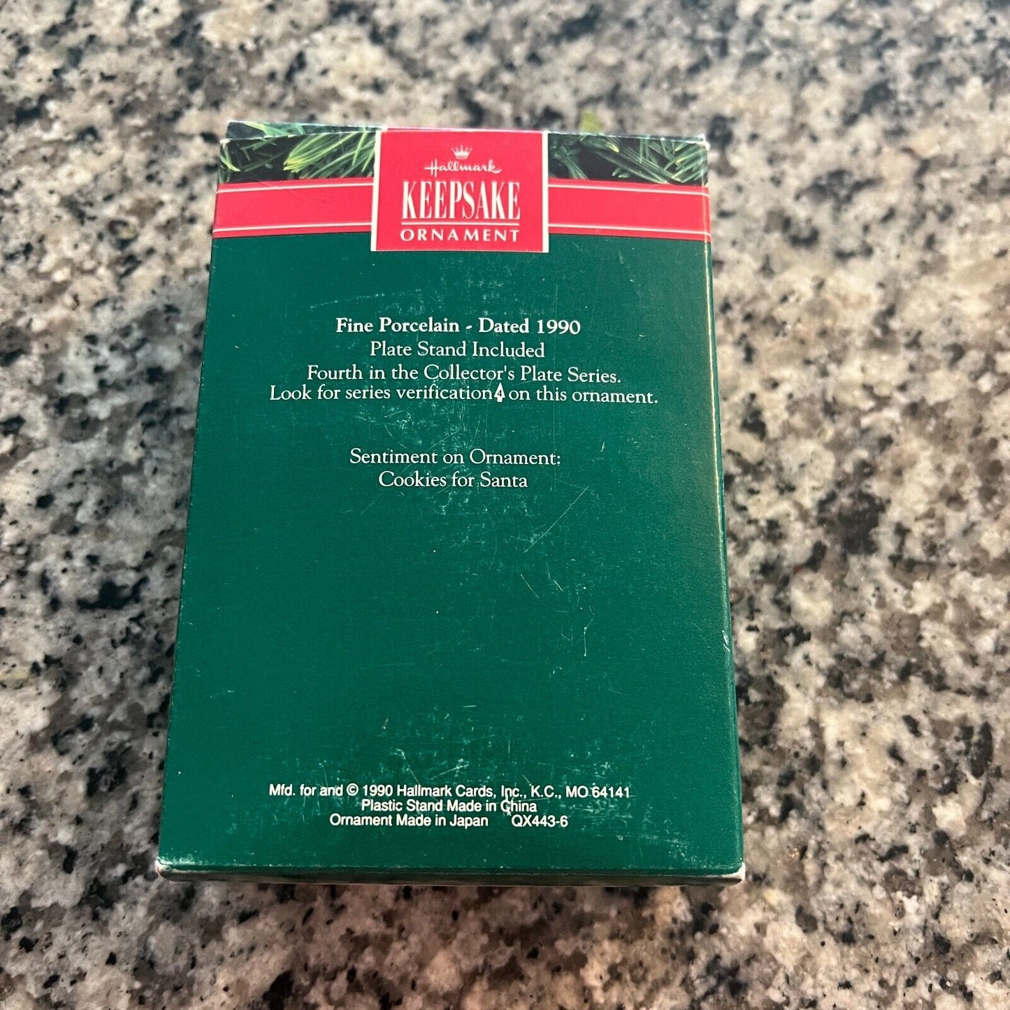 Vintage Hallmark Keepsake Christmas Ornament Cookies For Santa