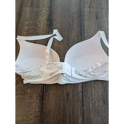 Simply Vera Wang Womens Sz 36D Lightly Padded T Shirt Bra Solid White