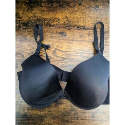 Maidenform Womens Sz 34D Solid Black Classic T Shirt Bra