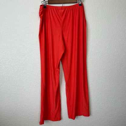 Ambrielle Mujer Sz L Naranja Casual Pull On Pantalones