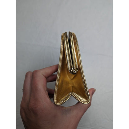 Vintage 1960s Womens Gold Handbag Clutch Chain