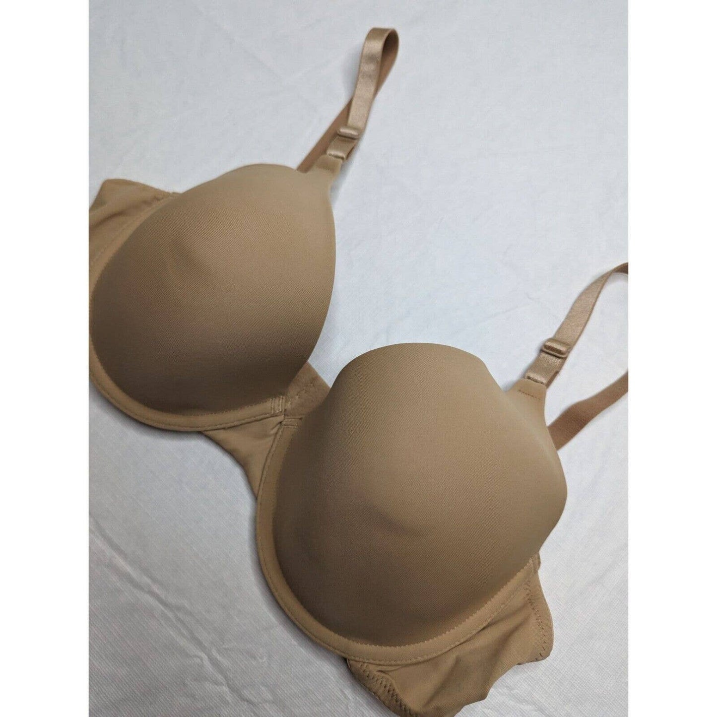 Maidenform Womens Sz 36D Classic T Shirt Bra Beige Tan