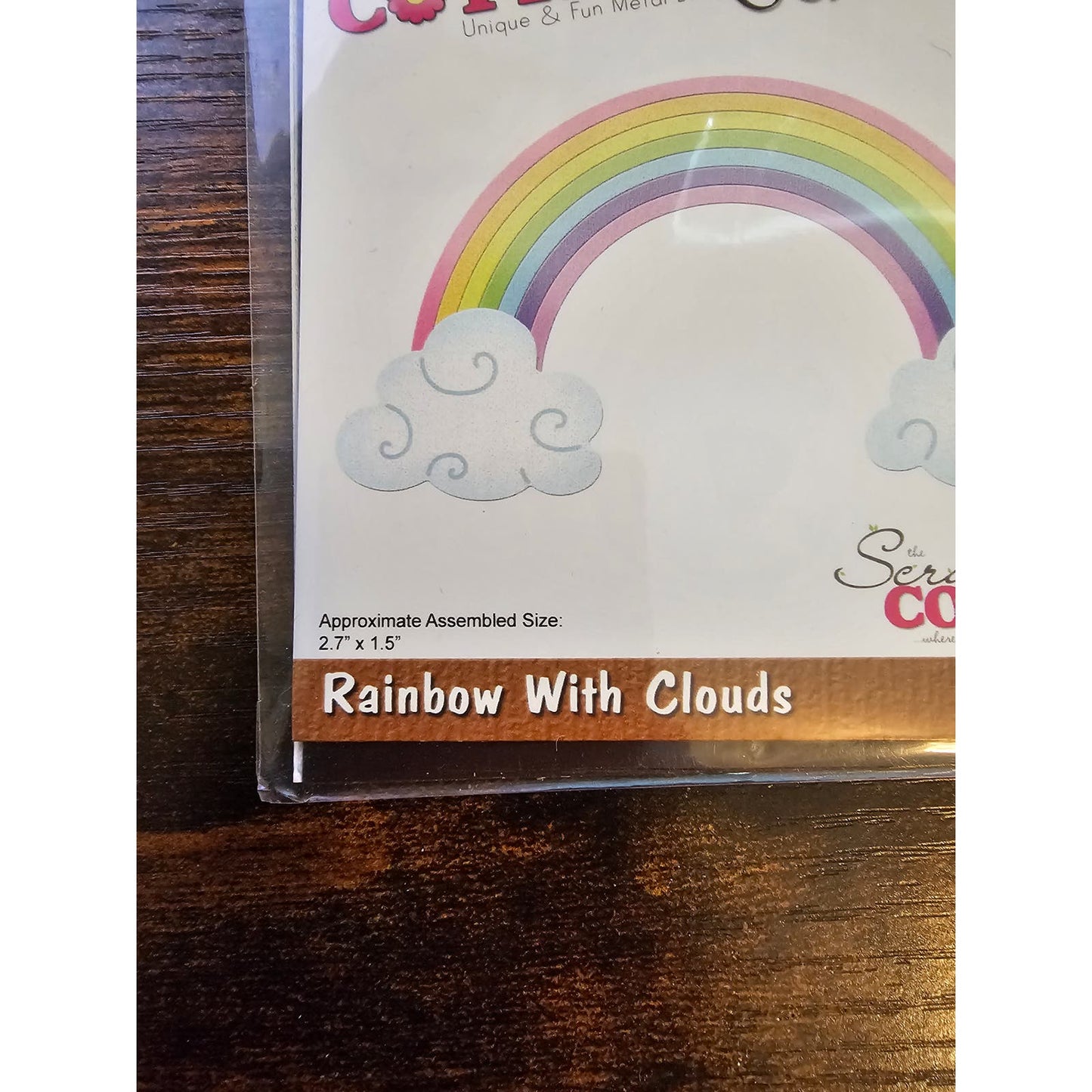 Cottage Cutz Rainbow With Clouds Steel Craft Die