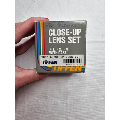 Tiffen Close-Up Lens Set 58mm +1, +2, +4 in Original Box