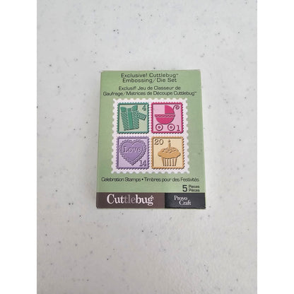 Cuttlebug Embossing Die Set Celebration Stamps Rare