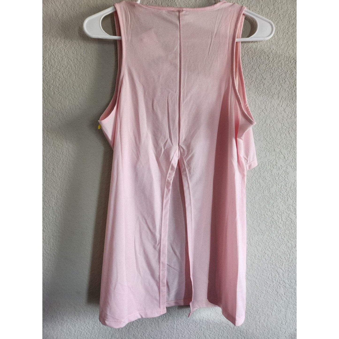 Yokgo Womens Sz L Light Pink Athletic Yoga Tank Top Shirt NEW