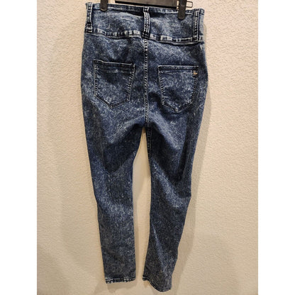 Vintage Y2K 2000s Geso Jeans Juniors Sz 11 High Waist Blue Acid Wash