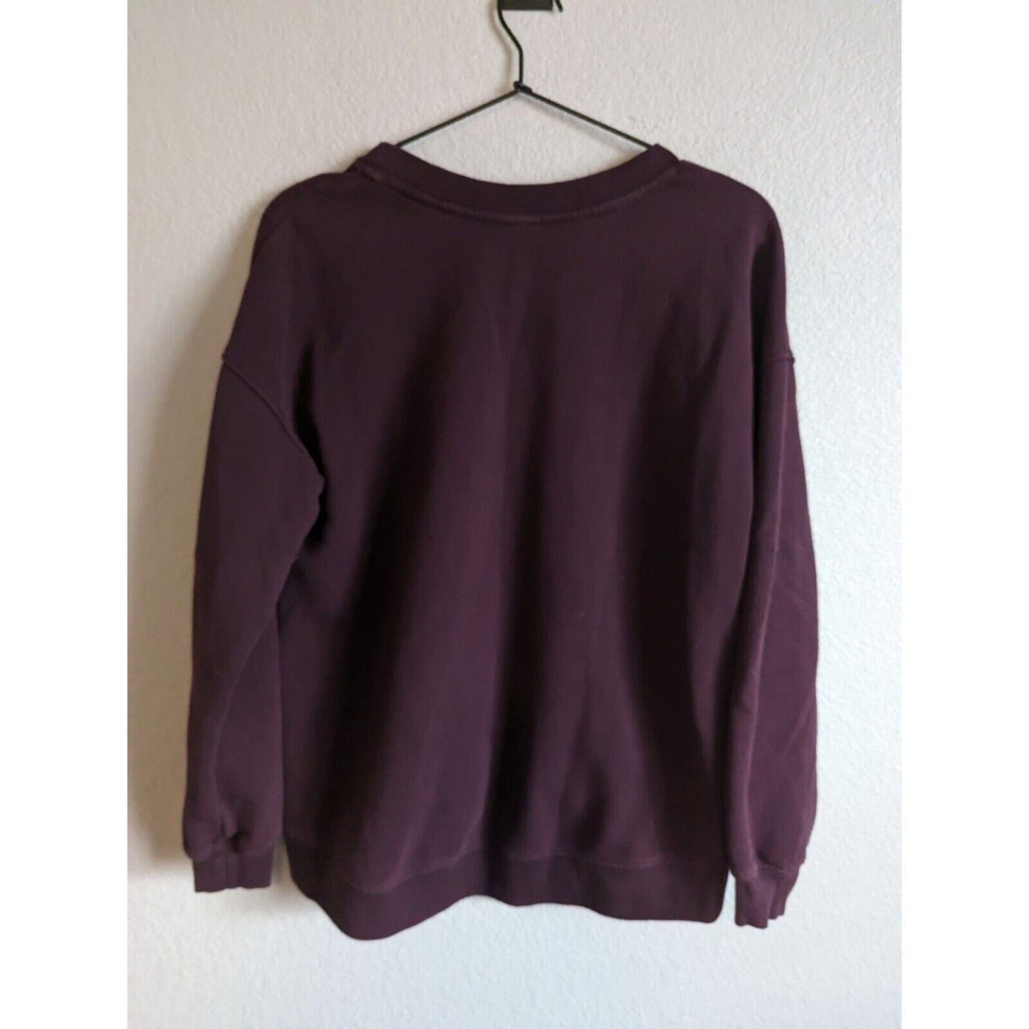 Green Tea Womens Sz S Crew Neck Sweatshirt On Cloud Wine Purple