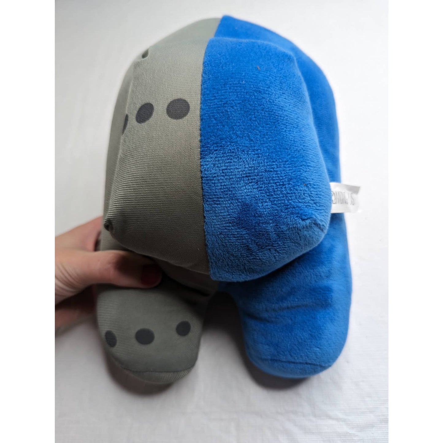 Among Us Plush Stuffed Animal By Toikido Blue Gray Video Game Controller Eyes