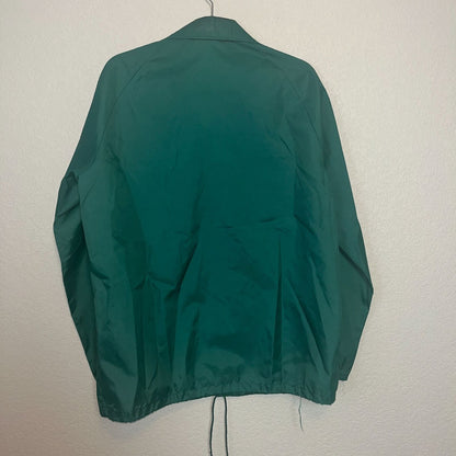 Vintage 1980 Sir Jac Mens Snap Front Jacket Green Cost Reduction Program