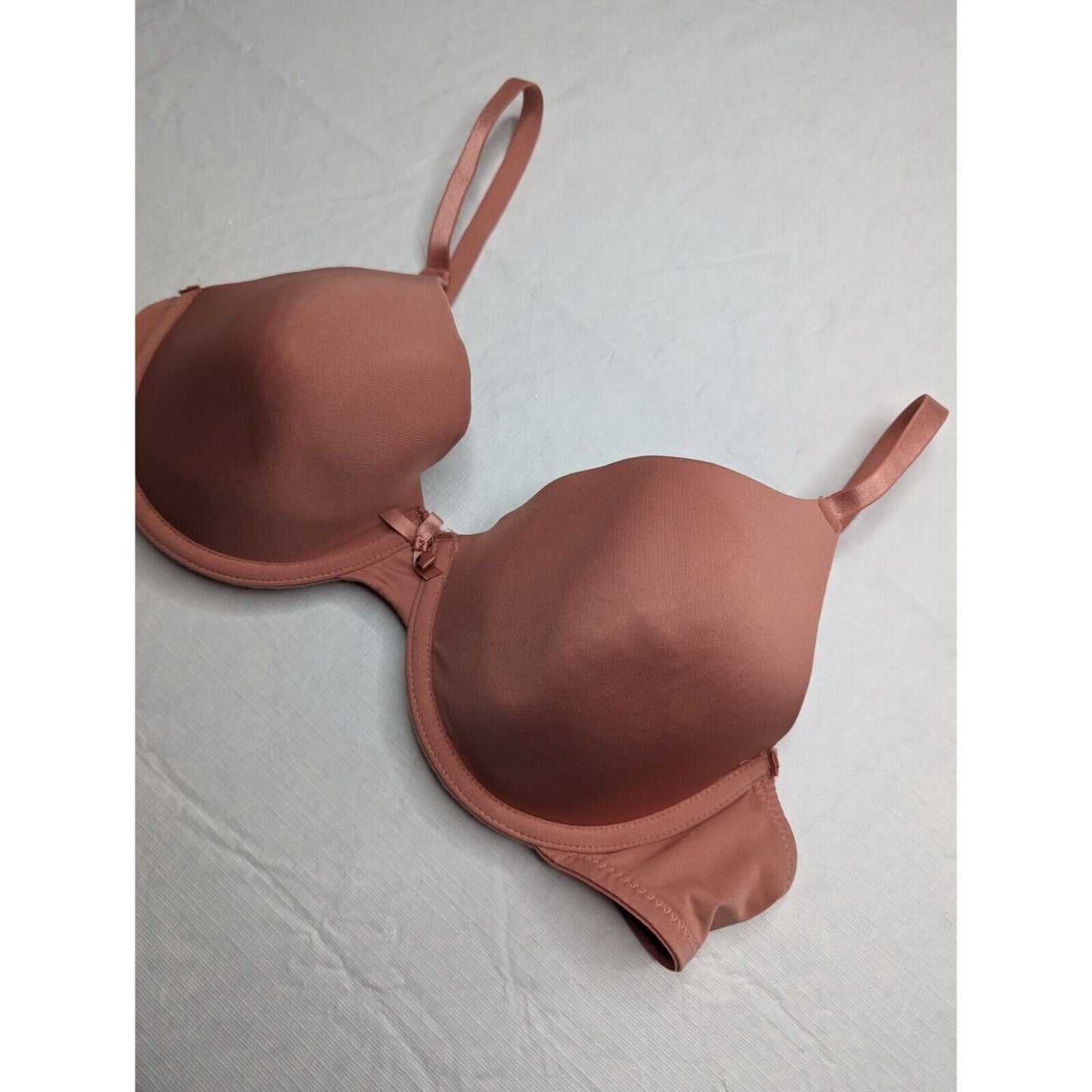 Secret Treasures Womens Sz 36C Classic T Shirt Bra Rust Red Brown