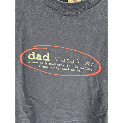 Vintage Y2K Mens Sz XL Short Sleeve T Shirt Dad Dictionary Definition Funny