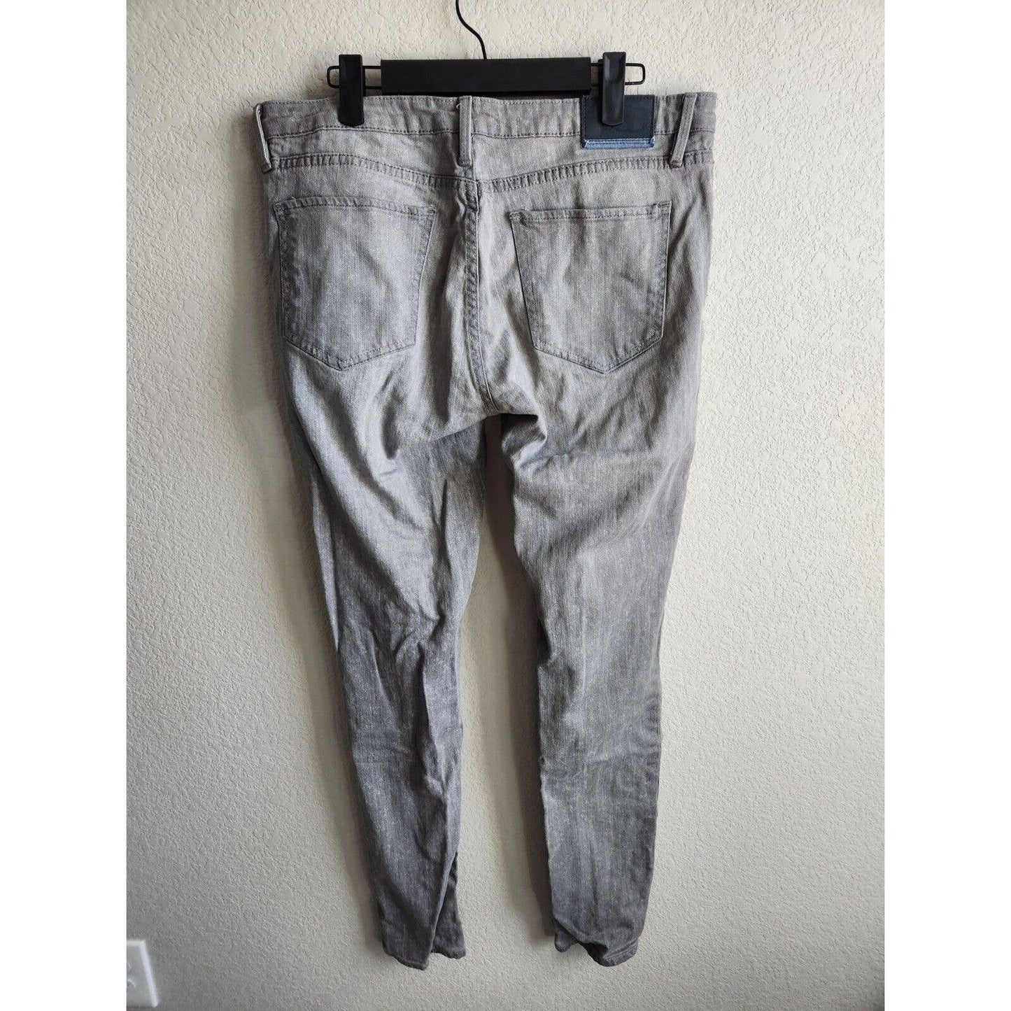 QSD Jeans ajustados para mujer Sz 31 Gris sólido