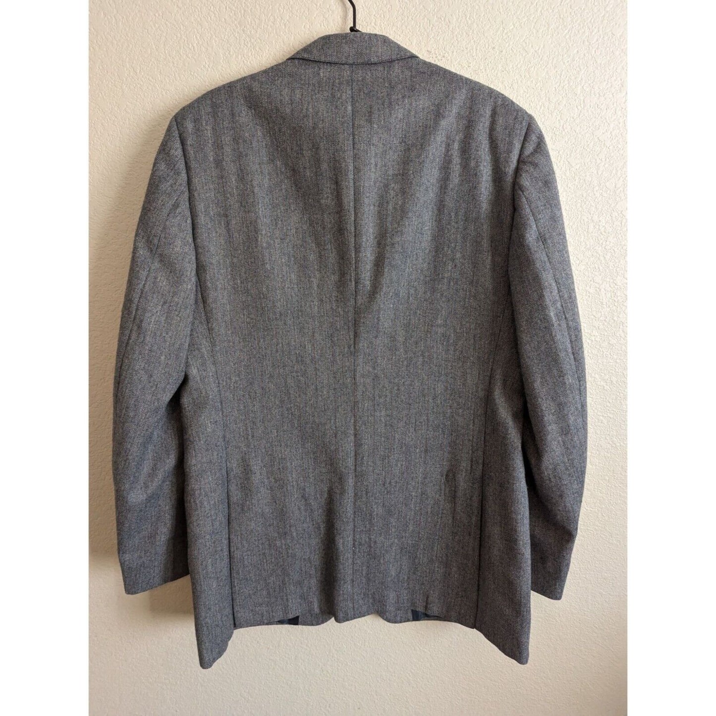 Vintage Palm Beach Mens Sz 42R 2 Piece Suit 2 Button Coat and Pants Gray 1970s